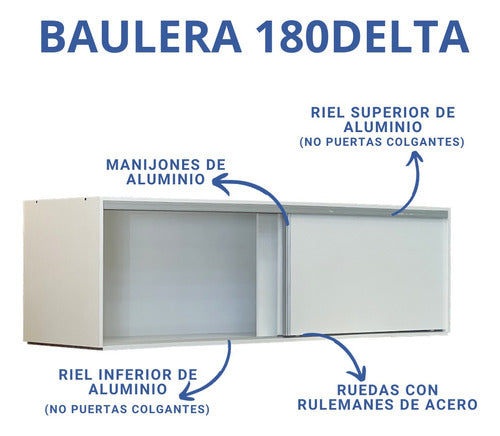 Carpintería Rivadavia Baulera Alzada Para Placard 240 X 55 X 55 Puertas Corredizas 1