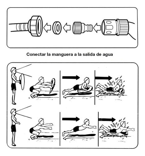 HTS Double Water Slide - Sliding Mat 5