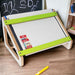 MJmaderas Montessori Chalkboard Table + Chalks and Crayons 2