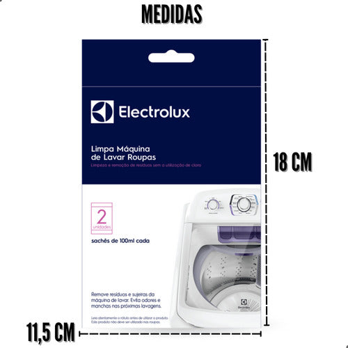 Limpa Máquina De Lavar Roupas Original Electrolux 2 Unidades 80000723 1