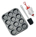 Bazar Casa Greco Set Muffins Molde X 12 + Jeringa + Espatula Cupcakes 0