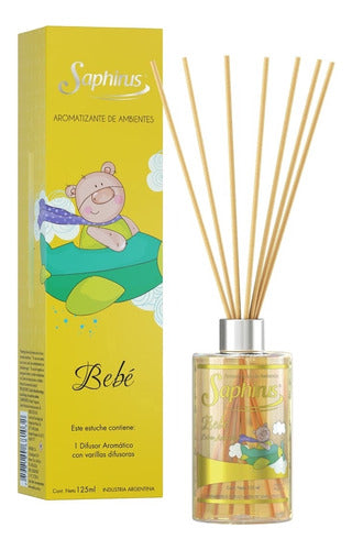 Saphirus Aromatic Diffuser with Reeds Pack of 3 Units 1