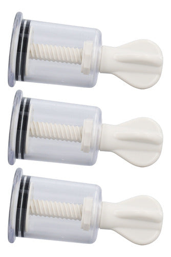 Ventosas Uk Plug Nipple, Aspirador Transparente, Ajustável M 3