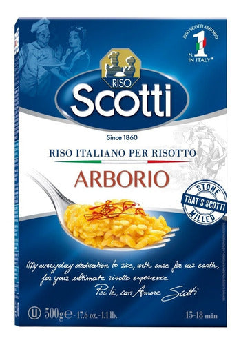 Scotti Arborio Premium Rice 500g Risotto Italy - Pack of 2 3