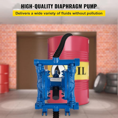 Happybuy Air-Operated Double Diaphragm Pump, 1/2 In 1