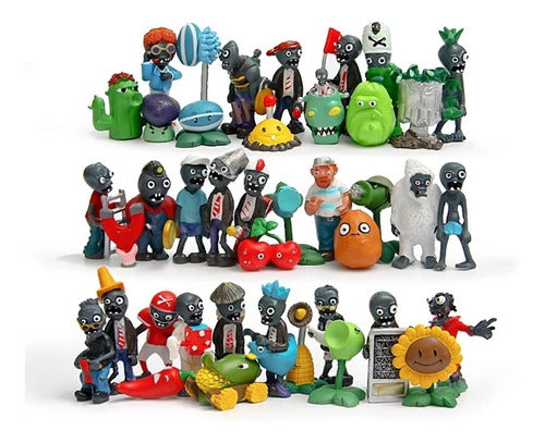 Plantas Vs Zombies: Set of 10 Figures 0