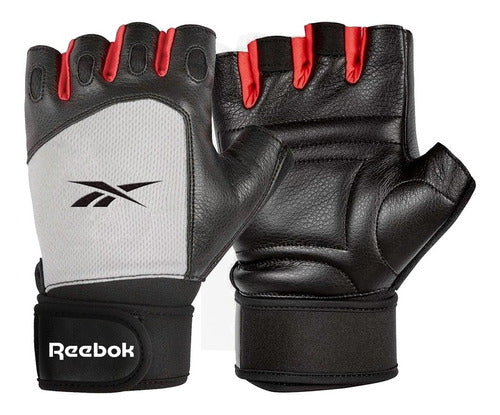 Reebok Training Gloves Gym Weight Fitness Grey N 0