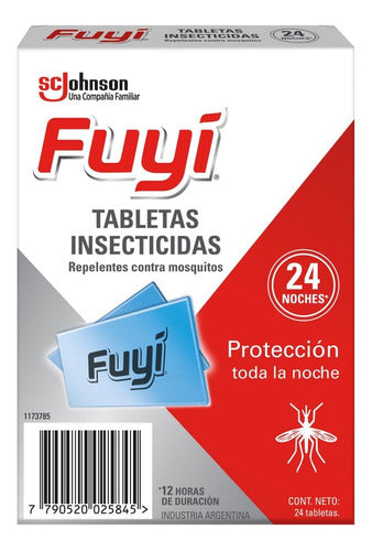 Fuyi Tabletas Insecticida Repelente Pastillas Mosquitos 2x24 6