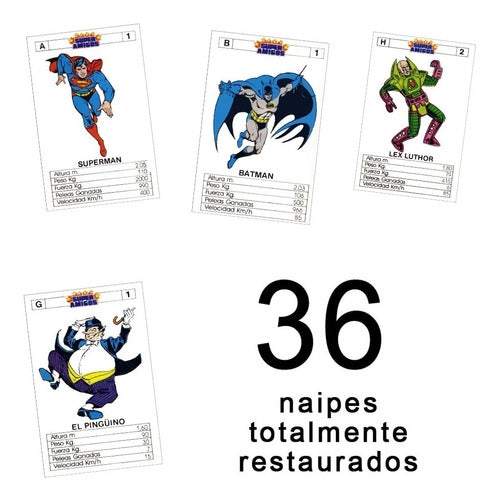 Super Friends Playing Cards Cromy/Match4 (Remastered 2021) - Cartas Naipes Super Amigos Cromy/Match4 (Remasterizado 2021)
