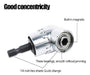 AUTOTOOLHOME Hex Flexible Flex Shaft Electric Screwdriver Quick Change Magnetic Extension Angle Driver Adapter 4