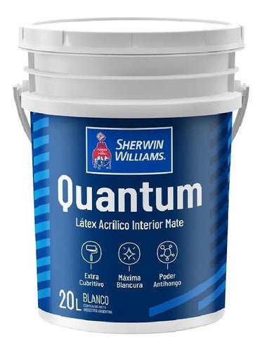 Sherwin Williams Quantum Interior Mate 20 L Latex Paint 0