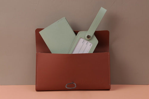 Recycled Sustainable Leather Envelope Clipboard 55