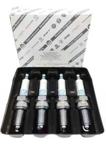 NGK Kit X4 Spark Plugs Fiat Siena Todos GNC Mopar 0