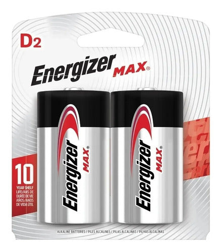 Energizer Max 8 Pack D Size Alkaline Batteries Blister 0