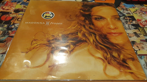 Madonna Frozen Vinilo Maxi Uk Tremendo Tema 1998 0