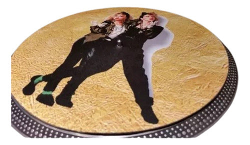 Madonna Y Rosanna Arquette Paño Slipmat Latex Djproaudio 0