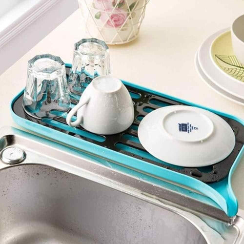 Art Home Dish Drying Rack for Kitchen Sink - Drip System Design 1