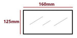 Tromen Glass Replacement for Austral 5000 N/6000 V | 125x160x4mm 1