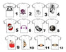 200 Multipurpose Sublimation Templates Pregnancy Baby T-shirts 0