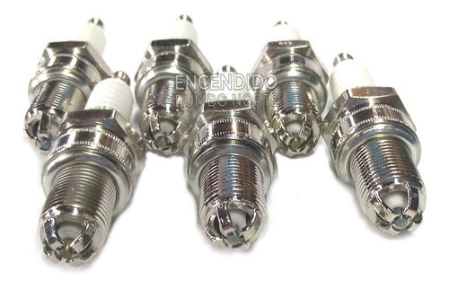 Halogen Kit 6 Spark Plugs 4 Electrodes Chevrolet Pickup 400 250 Aptas Gnc 1