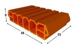 Fanelli Ladrillo De Techo Ceramico 11x25x38 0