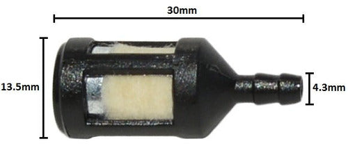 Filtro De Combustible Desmalezadoras Motosierras 26 A 52 Cc 1