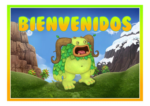 Kit Imprimible My Singing Monsters Deco Y Candy Editable 0