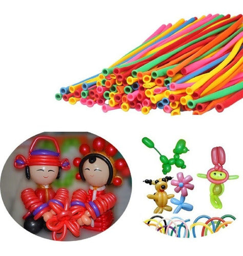 Magic Balloons - 200 Set 260Q Latex Twisty Balloons for Parties 0