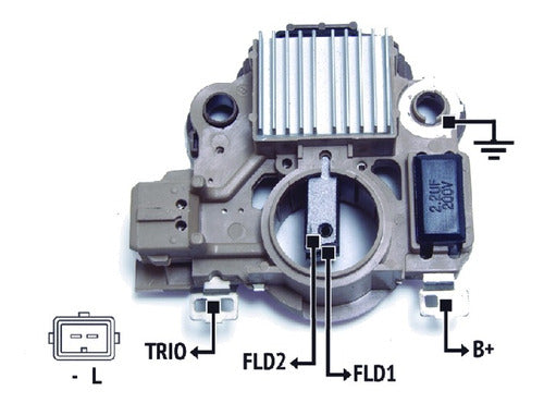 Regulador Alternador Mitsubishi Ford Fiesta 1.6 0