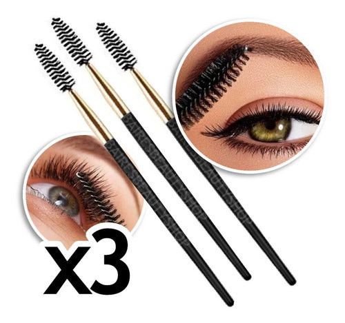 Eyebrow and Eyelash Mascara Brush Dual-Sided Comb 0