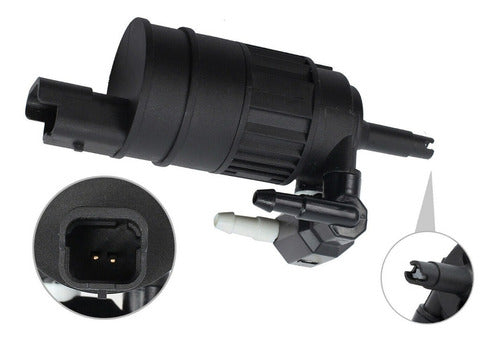 Cri:fa Windshield Wiper Pump for Renault Clio 2, Kangoo, Megane 0