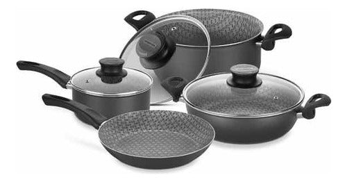 Tramontina 7-Piece Black Cookware Set 0