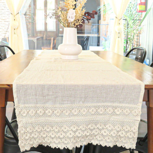 Boho Decorative Handcrafted Gauze Table Runners 2m 0