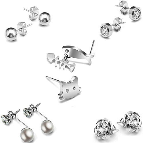 Bling Toman Para Mujer Pendientes De Titanio Para Niñas Pend 0