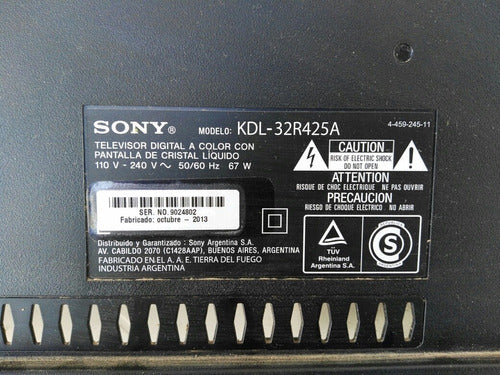 Tiras De Led Tv Sony Kdl-32r425a 4