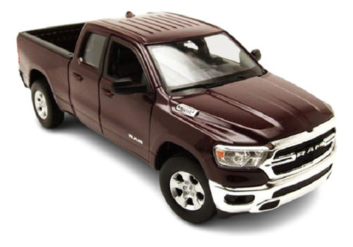 Welly Dodge Ram 2019 New Without Box - Bordo 1/27 0