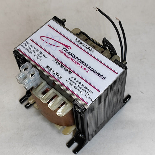 Transformador 220 A 24v 4amp 100va 2