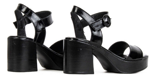 Fiori Women's High Heel Leather Evening Sandals Troya 2