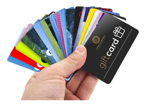 Ossen PVC Plastic Printed Gift Card F/d With Variable Data 0