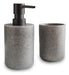 Liquid Soap Dispenser Set + Resin Cup for Bathroom 0