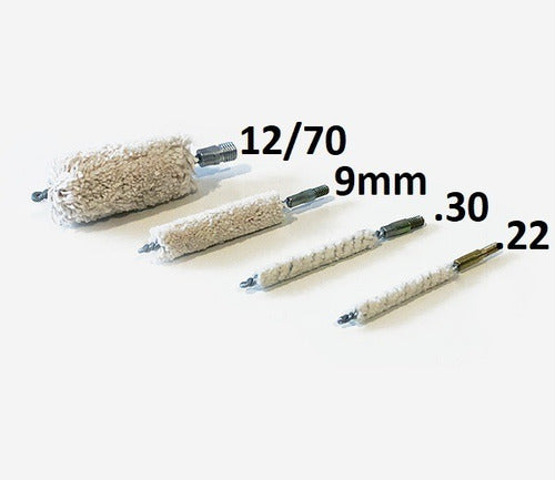 MOTRIZ Cotton Brush Caliber .40 S&W / 10mm 1