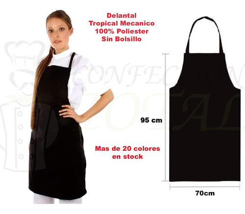 Pack of 5 Gastronomic Kitchen Anti-Stain Aprons 3
