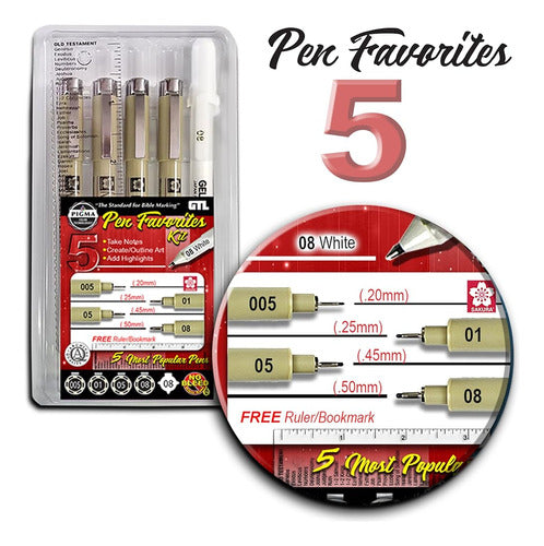 G.T. Luscombe Company, Inc. Gelly Roll #5 Pen Favorites Kit 1