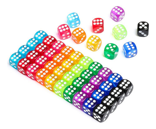 Dados De Colores Para Juegos Y Educación, 14mm, Pack De 50 P 3