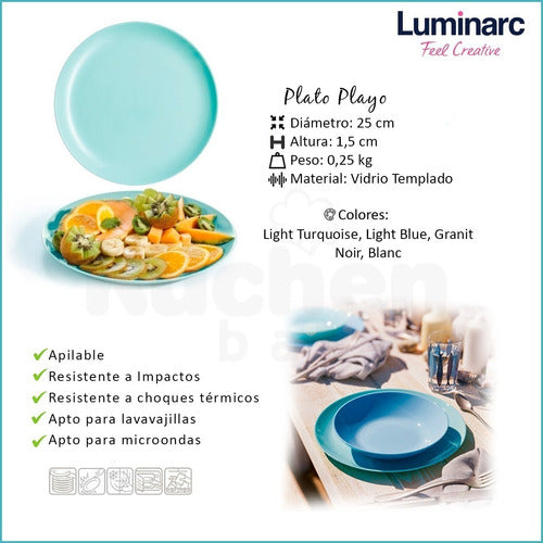 Luminarc Diwali 18-Piece Dinnerware Set 1