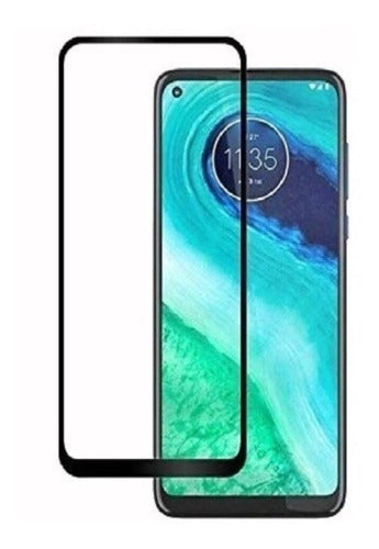 Generic Full Glue Tempered Glass for Moto G9 Plus 0