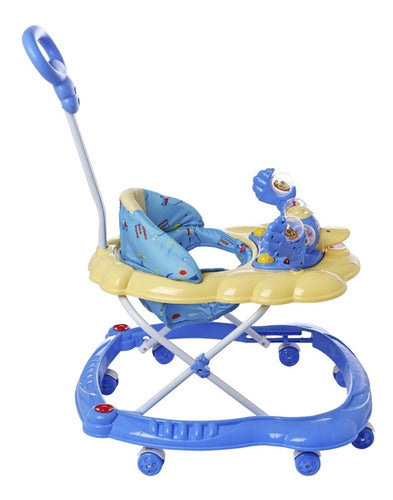 Baby Walker Car-Duck with Handle and Musical Tray with Toys 15