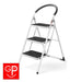 Flourish Foldable 3-Step Ladder with Rubber Feet 1