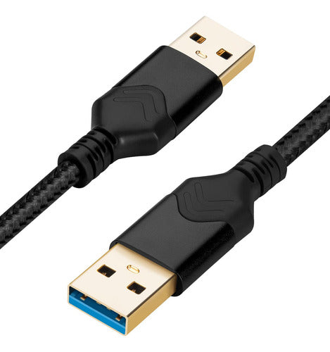 Cable Usb 3.0 Macho A Macho, Cable De Datos Usb A A Usb A De 0