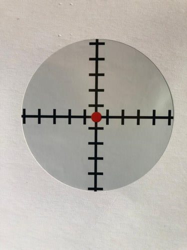 NG-SHOOTERGUNS White Shooting Targets 90mm with Adhesive Roll of 100 Units 1